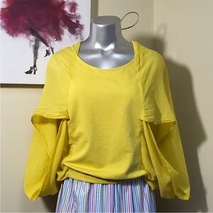 European Culture lightweight Black sleeved cape capelet Italian S